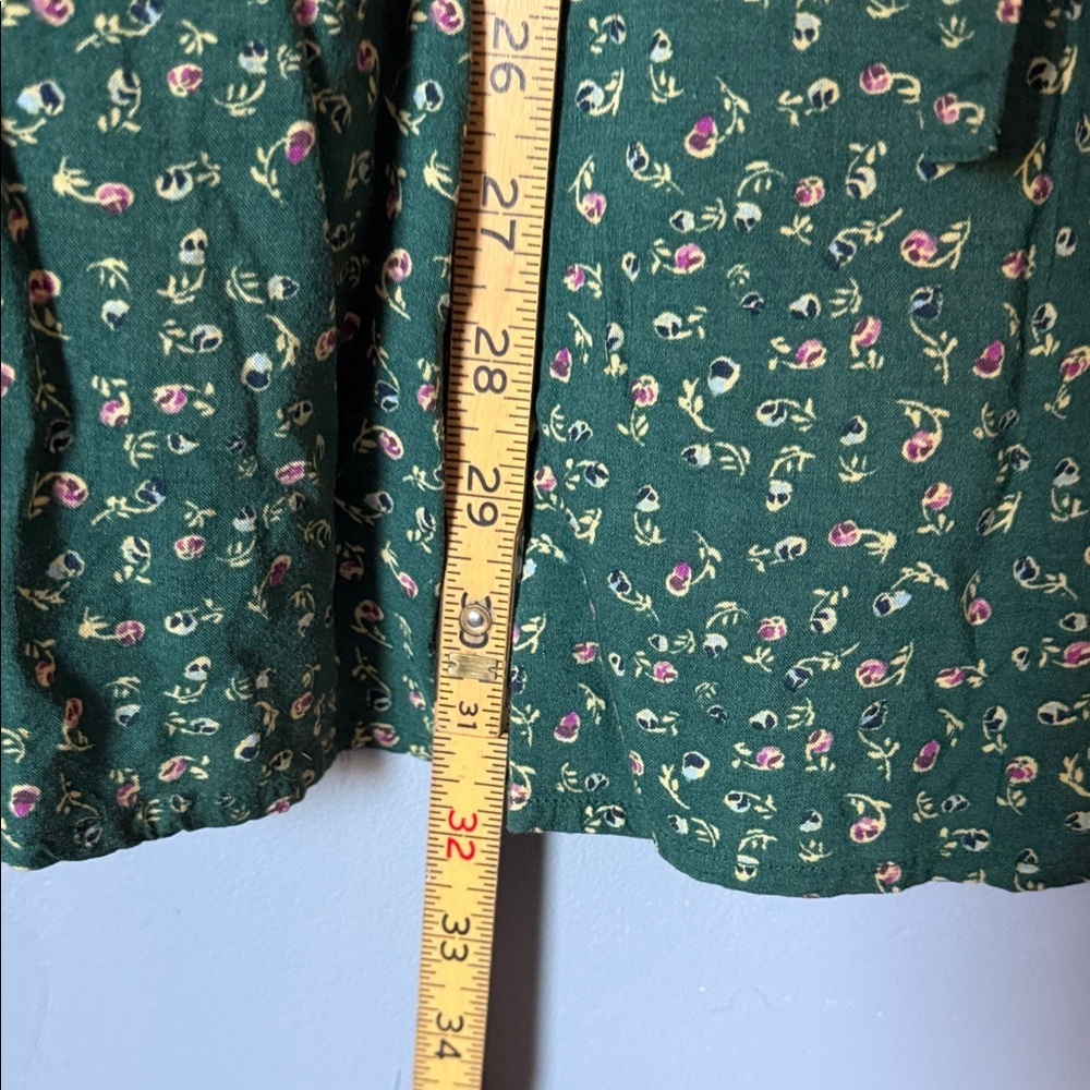 Honors Women’s Cottagecore Floral Ditsy Buttondown Midi Romper Small - Picture 9 of 9